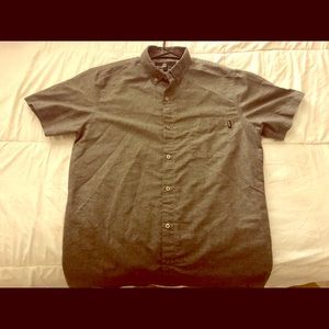 Molokai surf co. Grey shirt sleeve dress shirt